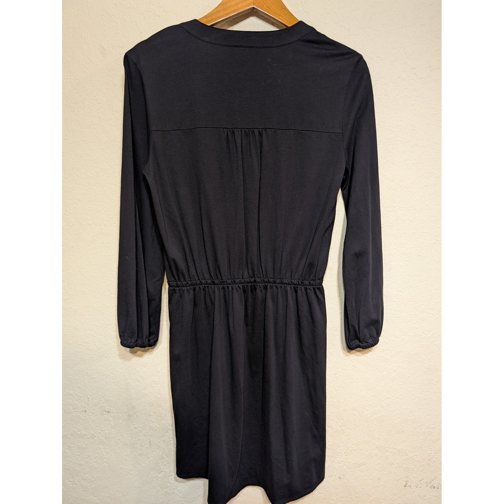 Lilly Pulitzer Black Long Sleeve Dress Gold Button Detail Size M - Picture 2 of 3